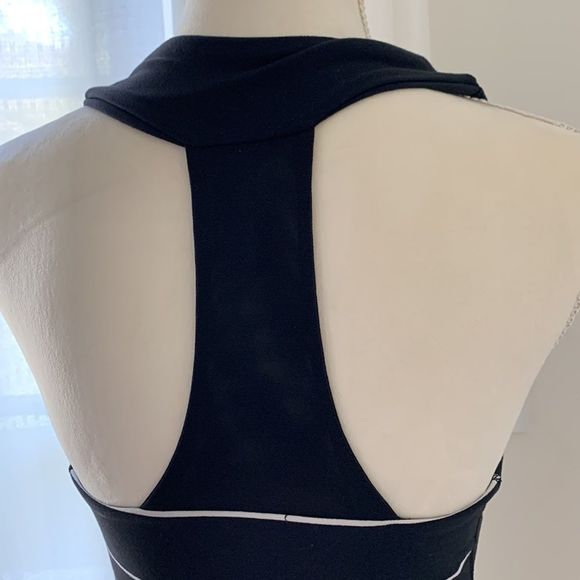 Lululemon black & white striped racer back tank - Picture 6 of 8